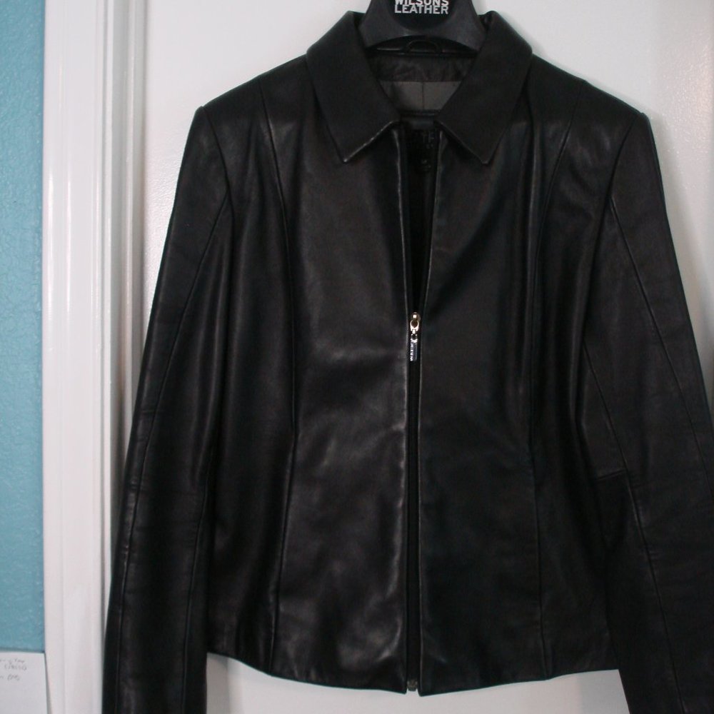 Wilson’s Pelle Studio Leather Jacket Sz M
